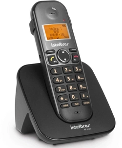 Telefone sem Fio Intelbras Dect 6.0 Viva Voz/identificador de Chamadas Preto - Ts5120