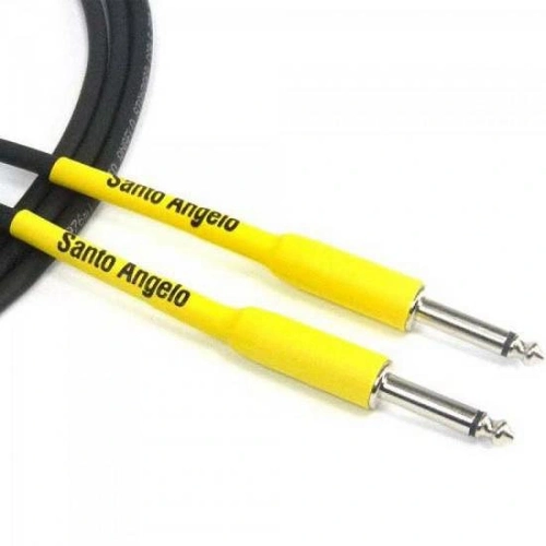 Cabo Para Instrumentos 4,57m Samurai Preto/amarelo Santo Angelo