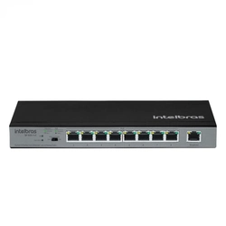 Switch 9 Portas Fast Ethernet C/ 8 Portas Poe+ Sf 900 Hi-poe Intelbras 4760040