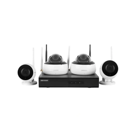 Kit Nk4w1-1t(tb) Nvr+4cam Dome Wifi Hikvision