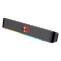 Soundbar Redragon Adiemus 3W RMS RGB USB 150Hz/20KHz Botão Touch Preto - GS560