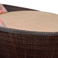 Chaise Redonda 190 cm Fibra Sintética e Alumínio  3 Almofada Rio de Janeiro