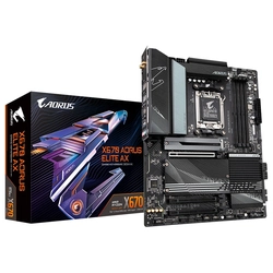 Placa Mãe Gigabyte X670 Aorus Elite AX, AMD AM5, ATX, LED RGB, Bluetooth, Wi-Fi 6, DDR5