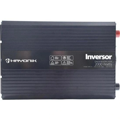 Inversor Automotivo Hayonik Msw112 Onda Modificada 2000w 12v/127v