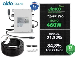 Gerador De Energia Solar Deye Micro Inversor Colonial Solar Group Deye Microinversor Gf 13,8kwp Jinko Tiger Pro Mono 460w Sun 2kw 4mppt Mono 220v Com Cabo