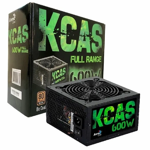 Fonte ATX KCAS 600W 80 Plus Bronze PFC Ativo AEROCOOL