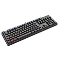 Teclado Mecânico T-dagger Rebel Rainbow Dust-proof Brown - T-tgk328-br Preto