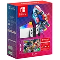 Console Nintendo Switch Oled Com Mario Kart 8 - Nshw07772901fgr