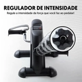 Mini Bike Ergométrica Bicicleta para Exercitar Braços e Pernas Preta Slim