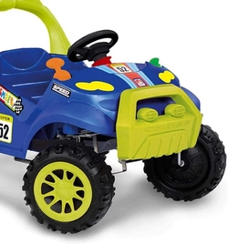 Carro Passeio 2x1 Smart E Pedal Bandeirantes Cor Azul
