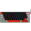 Teclado Gamer Mecanico Pcyes Kuromori 60% - Switch Blue Led Rainbow - PTKM60BL