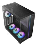 GABINETE GAMDIAS ATLAS M4 PRETO C/4 FAN