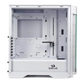 Gabinete Gamer Redragon Demolisher Mid Tower Lateral em Vidro Temperado Branco - GC-706W