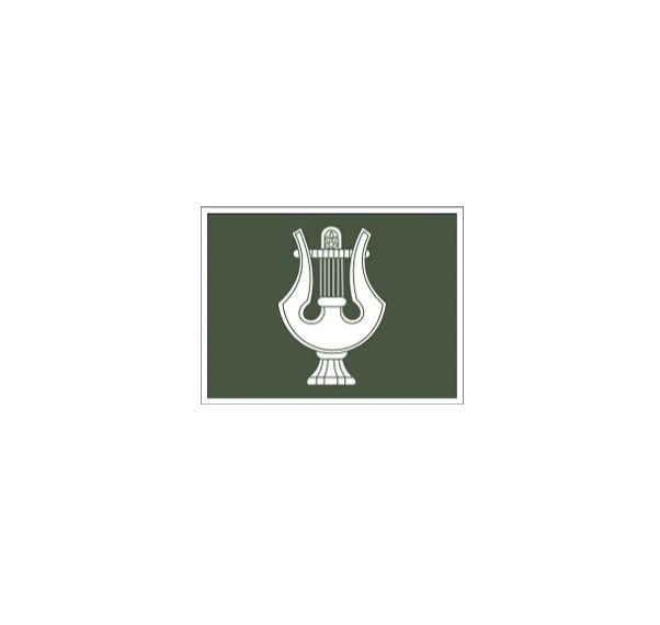 Divisa de Gola Músico Lira (Emborrachado)