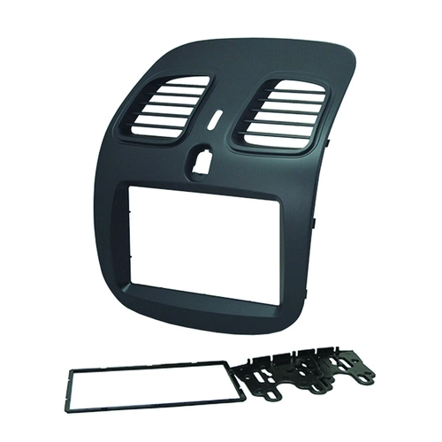 Moldura Fiamon 2 Din Grand Siena/ Palio Sporting Preto Fosco