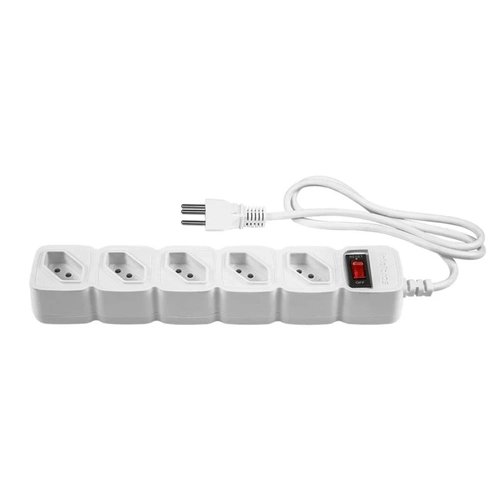 Protetor Eletronico 5 Tomadas Branco Intelbras 4824202 - Epe205 +