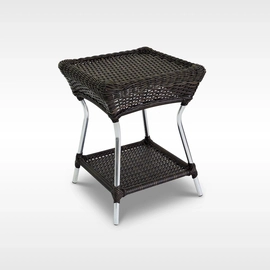 Mesa Lateral em Fibra Sintética e Alumínio Maresias