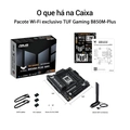Placa-Mãe ASUS TUF Gaming B850M-PLUS WIFI AMD AM5 DDR5 - 90MB1IY0-M0EAY0