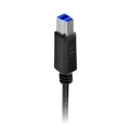 Cabo Usb Tipo-c P/ Usb b 3.0 - Preto - 1 Metro - P3ucbp-1