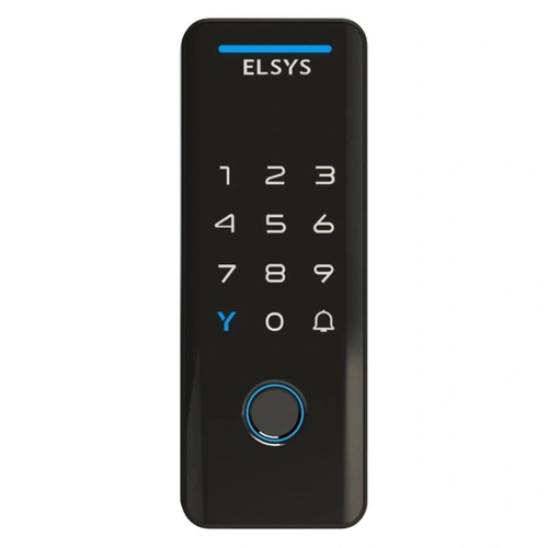 Fechadura Digital de Sobrepor Wi-fi Com Biometria Esf-ds4100v Tecno Preto Elsys