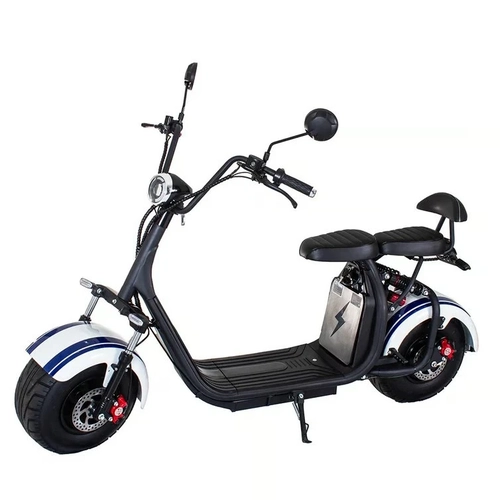Scooter Bicicleta Eletrica X7 Wx-07 Wehawk 2000w Bat 60v 20ah 2 Lugares Branca/Azul Ge.05