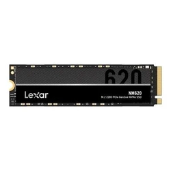 SSD M.2 PCIe Lexar Internal NM620, 256GB, Leitura 3500MB/s e Gravação 1300MB/s, Preto - LNM620X256G-RNNNU