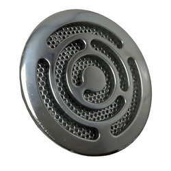 SUCÇÃO REDONDO ANTI TURBILHÃO INOX CRISTAL LED 85MM