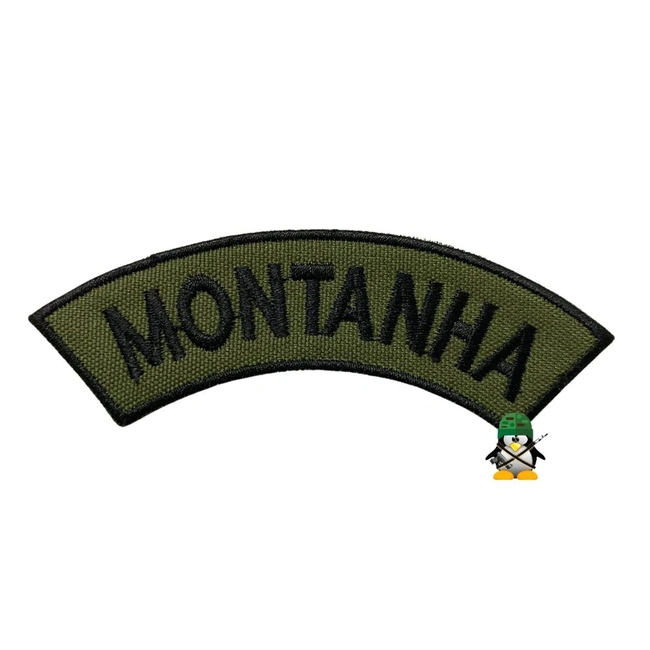 Distintivo Semicircular Bordado de Baixa Visibilidade - Manicaca (Montanha)