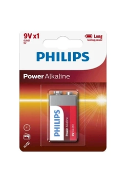 Bateria 9V Philis c/1 unidades. Alcalina
