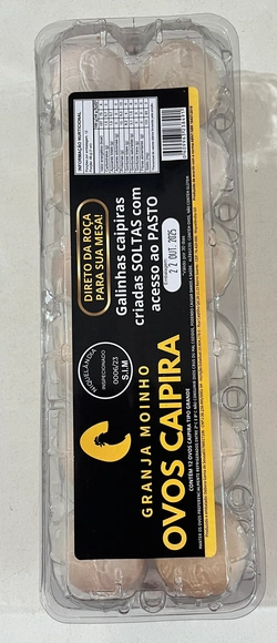 Ovos Caipira Com 12 Unidades