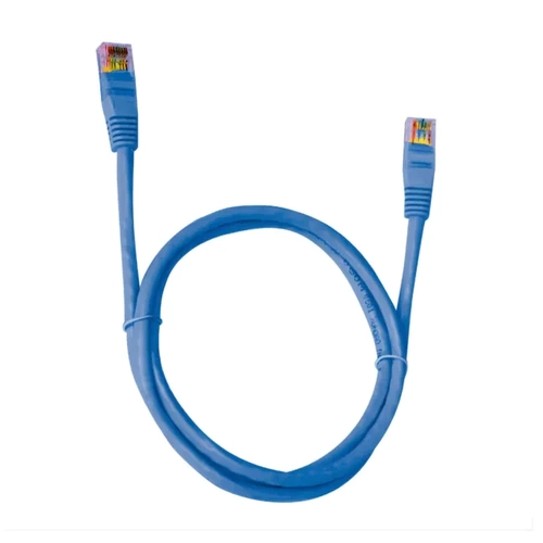 Cabo De Rede Patch Cord Cat6e Pluscable Cat605bl 0.5m Azul