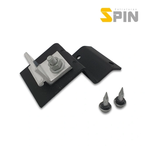 Kit Spin Telhado Trapezoidal Para 4 Paineis Com Luva