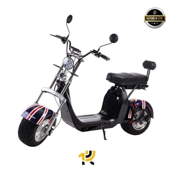 Scooter Eletrica Hawk Modelo X8 2000w Bat 60v 20ah 2 Lugares Bandeira England Ge.04