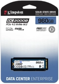 SSD Kingston NV2, 960GB, M.2 2280 PCIe, NVMe, Leitura: 7000MB/s e Gravação: 1300MB/s - SEDC2000BM8/960G