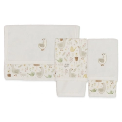 Kit de 2 Toalhas de Boca Suedine com Forro Atoalhado Feminino - Little Sweet