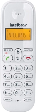 Telefone Intelbras Sem Fio C/ Identificador de Chamadas Branco - Ts 3110