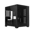 Gabinete Gamer Forcefield Black Vulcan - Frontal e Lateral Em Vidro - Pcyes - Gffbvp