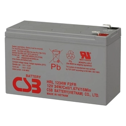 Bateria Csb Vrla 12v 34w - Hrl 1234w