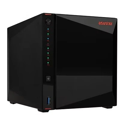 Storage Asustor AS5404T - 4-Baias (Celeron N5105 2.0GHz (Quad-Core), 4GB DDR4 Sem Disco)