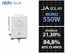 Gerador De Energia Solar Deye Hibrido Solo Romagnole Deye Gfh 3,3kwp Ja 550w Sun 3kw 220v