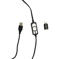 Headset Office Bright USB Com Adaptador Usb-c Tipo-c