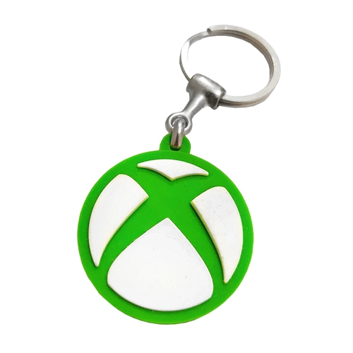 Chaveiro Geek Emborrachado Xbox Logo