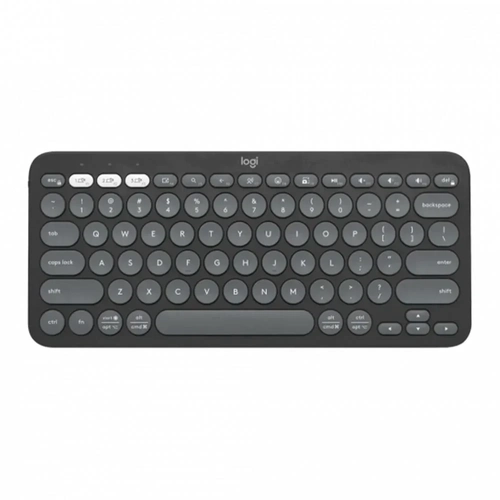 Teclado Logitech Pebble Keys 2 K380s Sem Fio Grafite - 920-011789