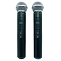Microfone Mxt Sem Fio Duplo Uhf302 Maleta Freq 685,8-690,3mhz