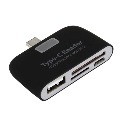 Adaptador Type-c P/ Usb Femea + Leitor De Cartão Ref. Xc-adp-49