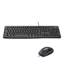 Kit Teclado e Mouse Logitech MK120 Preto USB 920-004429-C