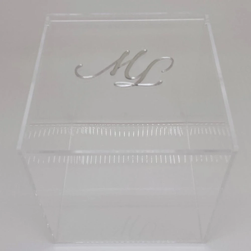 Caixa Seringas da semana Quartzo  - Logo alto relevo inicial ou desenho