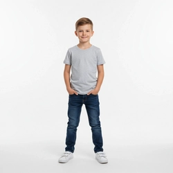 Camiseta Manga Curta By Gus Masculina - Cinza