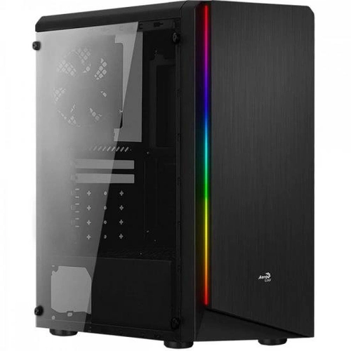 Gabinete Gamer Aerocool Rift Preto Rgb Lateral Acrílico