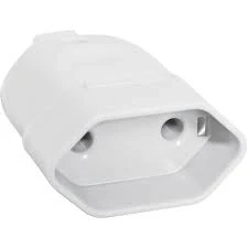 Plugue Fêmea 2P 10A/250V Branco